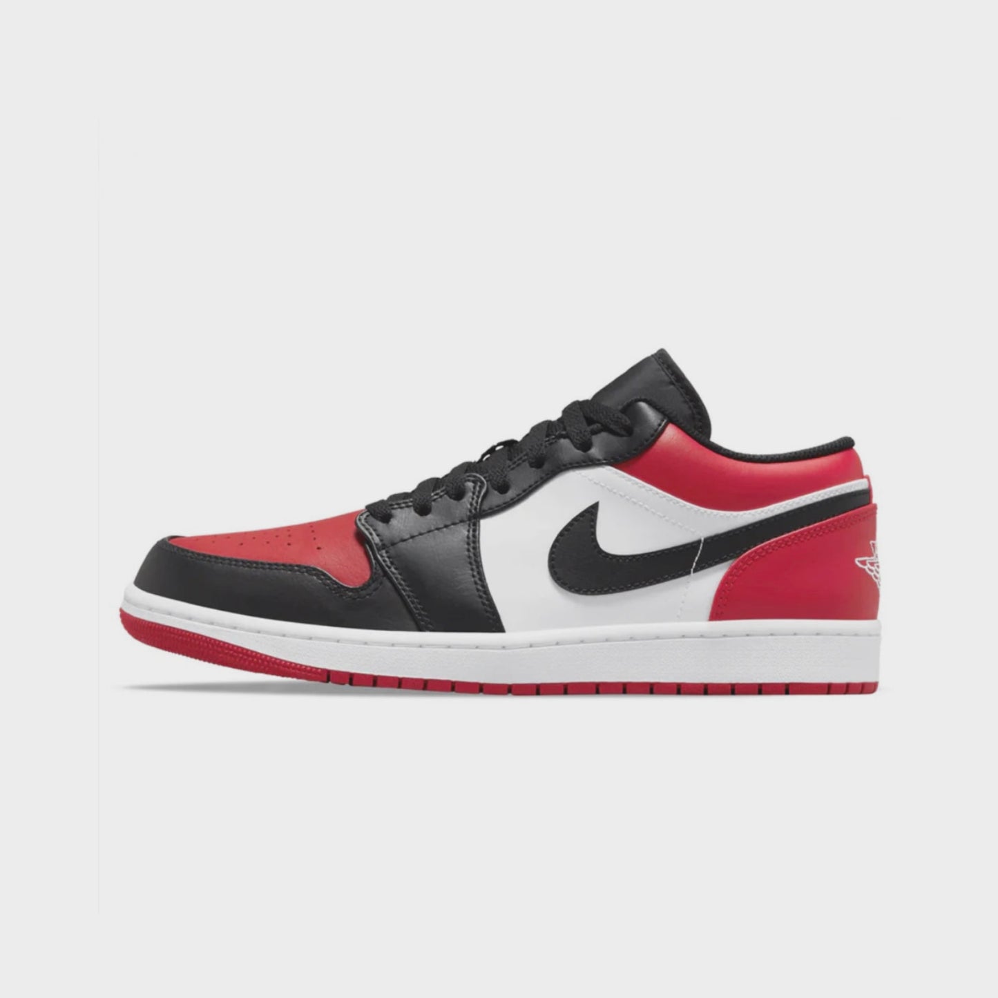 Jordan 1 Low “ Bred Toe ‘’