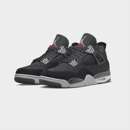 Air Jordan Retro 4 - Black Canvas