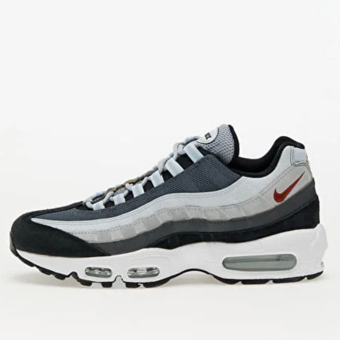 Nike Air Max 95 “Wolf Grey/ Rugged Orange-Black-Blue Tint”